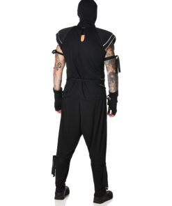 Adult Ninja Warrior Costume Extra Large Black 10 61GpsrEexuL
