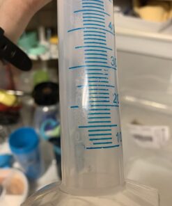 APLANET Plastic Graduated Cylinders and Beakers, 10ml, 25ml, 50ml, 100ml Cylinders with 50ml, 100ml, 250ml, 500ml, 1000ml Beakers and 1 Tube Brush, Ideal for Home and School Science Lab 33 61Gq2E6Na3L