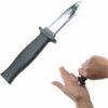 Wendy Mall 2 PCS Retractable Knife Joke Trick Halloween Props Toy Disappearing Dagger Fake Plastic Blade Magic Toy