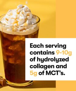 Perfect Keto Collagen Peptides Protein Powder with MCT Oil - Grassfed, GF, Multi Supplement, Best for Ketogenic Diets, Use as Keto Creamer, in Coffee and Shakes for Women & Men - Salted Caramel 26 61GqoeJhLL 4