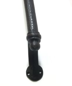 Large Rustic 14" Iron Pull Bar Door Handle Premium with Hardware 13 61GrRQfiML