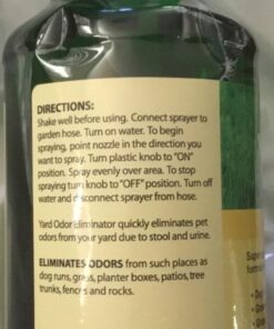 NaturVet – Yard Odor Eliminator – Eliminate Stool and Urine Odors from Lawn and Yard – Designed for Use on Grass, Plants, Patios, Gravel, Concrete & More – 31.6 oz Ready-to-Use with Nozzle Without Citronella 32 Fl Oz (Pack of 1) 37 61GshcEOzIL