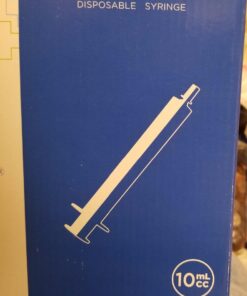 Care Touch 10ml Syringe with Luer Slip Tip - 100 Sterile Syringes – No Needle Great for Dispensing Oral Medicine and Home Care 10mL - 100 Count 43 61GstKGmfqL