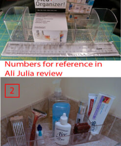 iDesign 43030 Med+ 12" Plastic Divided Vanity Medication and Bathroom Accessory, 12" x 3" x 3.5", Multi-Level Organizer 34 61Gt2ZfwgcL