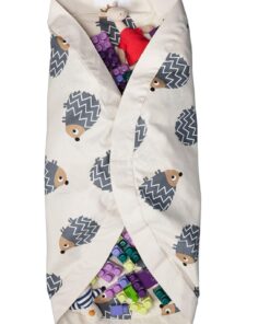 3 Sprouts Play Mat Bag – Large Portable Floor Activity Rug for Baby Storage - Hedgehog 15 61GtsUjEd L