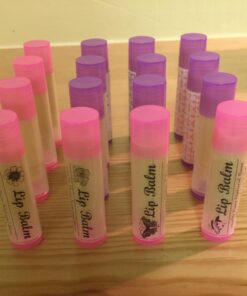Lip Balm Container Tubes - 50-Pack (10x5 colors) - DIY - 3/16 Oz (5.5 ml) - Including 50 Writeable (10x5 colors) & 50 Printed Lip Balm Stickers - Twist Mechanism and a Cap - Empty - Make Lip Balm 42 61GuS97P6QL