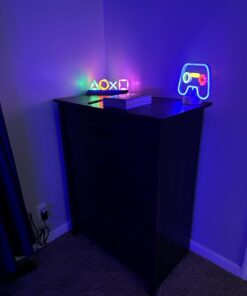 Paladone Playstation Controller Icons Light with 3 Light Modes - Sound Reactive, Dynamic Phasing, and Standard Mode - Gaming Desk Accessories and Game Room Decor 26 61GuTlxtsLL