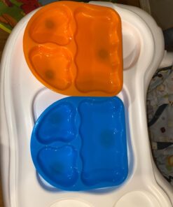 NUK First Essentials Tri-Suction Plates, Colors may vary, 2-Pack 2 Count 30 61Gupexx lL