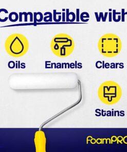 Foampro 175 Foam Paint Roller, Pack of 1 Roller 6" 11 61GvDLnZa0L