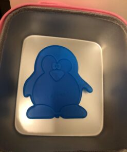 Fit & Fresh Cool Coolers Kids Lunch Box Ice Packs, Slim Ice Packs for Lunch Bags, Lunch Ice Packs Reusable-Multicolored 4 Pack (Penguin) Penguin 43 61GvMOYbLaL 1