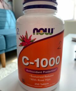 NOW Supplements, Vitamin C-1,000 with Rose Hips, Sustained Release, Antioxidant Protection*, 250 Tablets 36 61GzUVCJ9eL