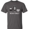Never Forget Cassette Tape VHS Gamer Old School Mens Very Funny T Shirt X-Large Charcoal 17 61Gztnn1DWL
