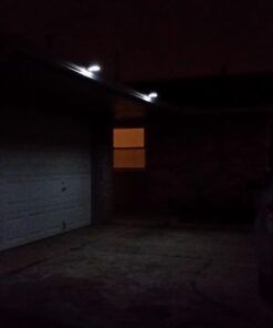 InnoGear Solar Gutter Lights, 24 LEDs Solar Motion Sensor Lights IP65 Waterproof Solar Outdoor Lights Solar Wall Lights Security Lighting for Yard Porch Patio, Pack of 4 46 61H0L5p6SlL