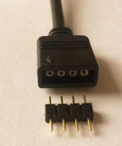 TronicsPros LED Connector 4 Pin LED Tape Connector RGB LED Ribbon Connector LED Controller Connector Cable LED Rope Jumper 4pin Female Wire for RGB 5050 3528 2835 LED Light, 15cm/ 6in (10pcs) 19 61H0g2dL2eL