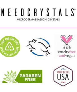 NeedCrystals Microdermabrasion Crystals 8 oz. / 227g. DIY Face Scrub. Natural Facial Exfoliator for Dull or Dry Skin Improves Scars, Blackheads, Pore Size, Wrinkles, Blemishes & Skin Texture 8 Ounce (Pack of 1) 8 oz Microdermabrasion Crystals 34 61H1QaeUTrL