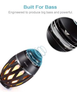 Gifts for Men, Him, Outdoor Bluetooth Speaker, Unique Gifts for Men Him Dad, Wireless Speaker Waterproof with Torch Light, BT5.0 with HD Audio and Enhance Bass, Birthdays Gifts for Men Her Women Black 30 61H4dpqJfXL