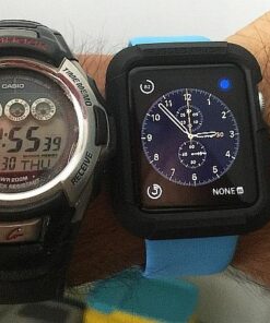 Spigen Rugged Armor Designed for Apple Watch Case for 42mm Series 3/Series 2/1/Original (2015) - Black 50 61H4l2vVgL