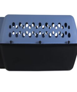 Petmate Pet Porter Fashion Dog Kennel 26", Parisian Blue & Black, for Pets 20-25lbs, Made in USA 26.0"L x 18.6"W x 16.5"H 28 61H5CJLQ0L