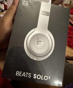 Beats Solo3 Wireless On-Ear Headphones - Apple W1 Headphone Chip, Class 1 Bluetooth, 40 Hours of Listening Time, Built-in Microphone - Silver (Latest Model) Without AppleCare+ 32 61H5Ep9F8nL
