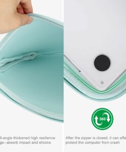 ARVOK 11 11.6 12 Inch Laptop Sleeve Multi-Color & Size Choices Case/Water-Resistant Neoprene Notebook Computer Pocket Tablet Briefcase Carrying Bag/Pouch Skin Cover for HP/Dell/Lenovo/Asus/Acer 11.6 inch Light Green 18 61H5g5rklRL