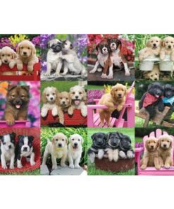 Alternative view of Ravensburger Puppy Pals 500 Piece Jigsaw Puzzle for Adults – Every Piece is Unique, Softclick Technology Means Pieces Fit Together Perfectly, White