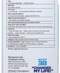 Neat Feat 3B Face Saver Antiperspirant Gel for Facial Perspiration & Shine, White and Blue, 1.76 Fl Oz 21 61H7EAxJEEL 1