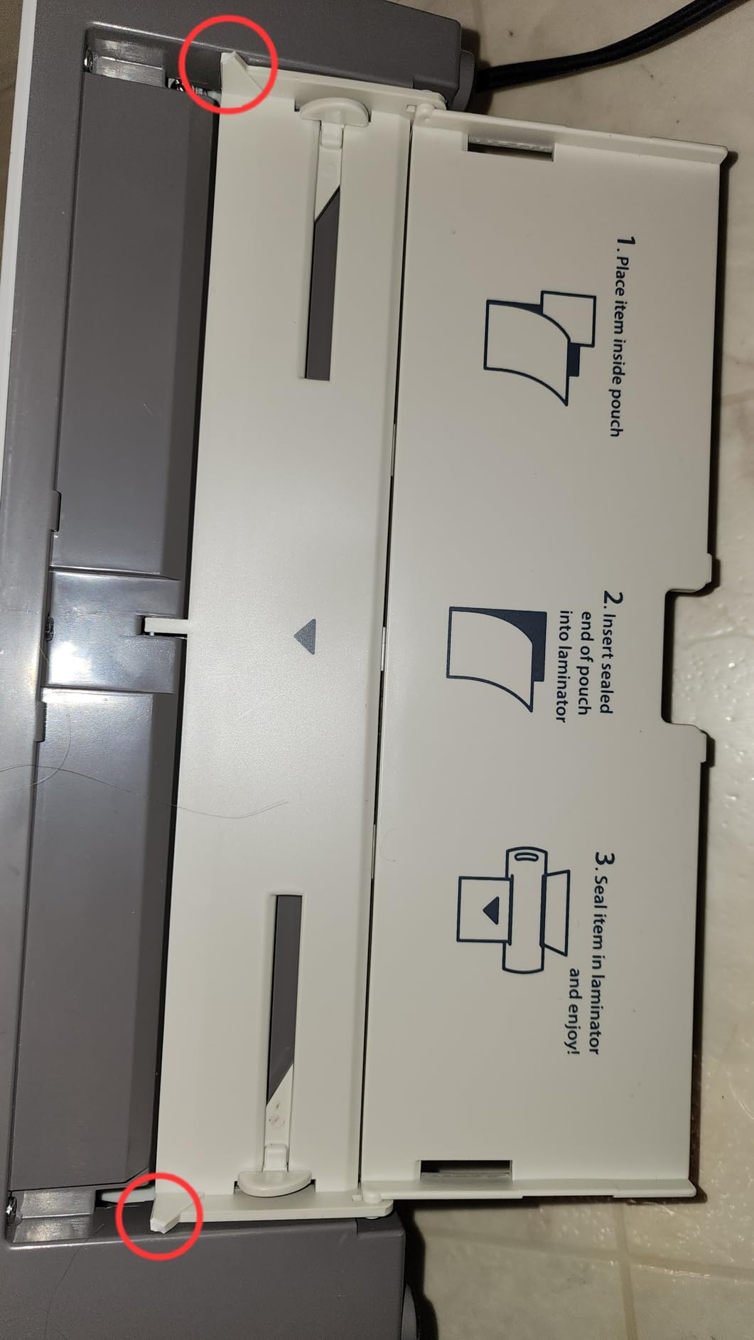 Scotch TL902VP Thermal Laminator, 1 Laminating Machine, White, Laminate Photos, Holiday Decor and Gift Tags, For Holiday, Office and School Supplies, 9 in. Laminator with 20 Pouches 8 Scotch TL902VP Thermal Laminator, 1 Laminating Machine, White, Laminate Photos, Holiday Decor and Gift Tags, For Holiday, Office and School Supplies, 9 in. Laminator with 20 Pouches - Image 8