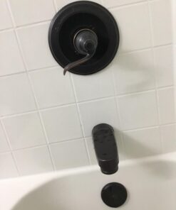 Delta Faucet Windemere 14-Series Tub and Shower Faucet Set, Shower Handle, Oil Rubbed Bronze Shower Faucet, Delta Shower Trim Kit, Oil Rubbed Bronze BT14496-OB (Valve Not Included) Without Rough Tub/Shower Faucet 42 61H7mQipgqL