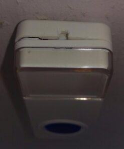 SadoTech Wireless Doorbell for Home - Battery Operated, 1000 Feet, Waterproof Door Bell w/LED Flash, 1 push button + 1 receiver, Waterproof White 48 61H8c6cu xL