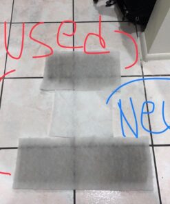 Allertech VentGuard Electrostatic Filtration Kit - 16" x 60" Roll - Air Vent Filter Guard - Electrostatically Charged Dust Control - HVAC Intake Registers & Grilles Cover - Hook & Loop Strip 16 x 60-Inch 43 61H9FT8cUrL