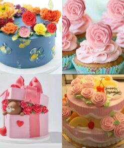 SUNKOOL Roses Mold Flower Silicone Cake Molds Chocolate Sugarcraft Decorating Fondant Fimo Tools 4 Size Pink 1 Piece 1 Rose 36 61H9eihIqFL