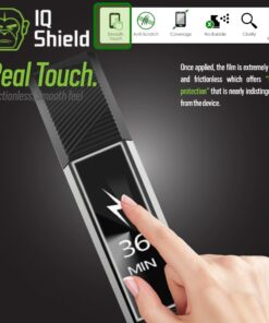 IQShield Screen Protector Compatible with Fitbit Alta HR (2017,Alta 2016,Ace 2018)(6-Pack) Anti-Bubble Clear TPU Film 1.38 INCH 30 61HABztskTL