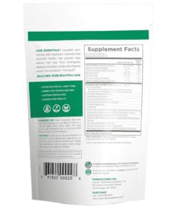 Alternative view of Hair Essentials Natural Hair Growth Supplement for Women and Men - 90 Veg Caps, 1-Month Supply 90 Count (Pack of 1)