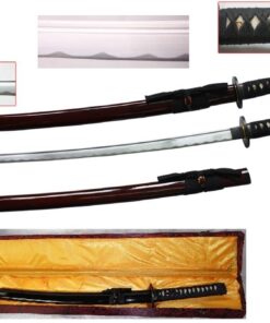 MysticalBlades New Handmade Battle Ready Razor Sharp Japanese Fighting Samurai War Lord Warrior Tekeda Shingen Wakizashi Katana Sword