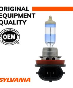 Sylvania H11SU.BP2 SilverStar ULTRA H11High Performance Halogen Headlight Bulbs with Alloy Coating, White (2 Pack) 28 61HBAn7Gv2L