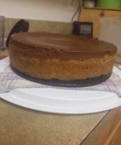 HIWARE 9 Inch Non-stick Cheesecake Pan Springform Pan with Removable Bottom/Leakproof Cake Pan with 50 Pcs Parchment Paper - Black 9-Inch 33 61HBmKyUj7L