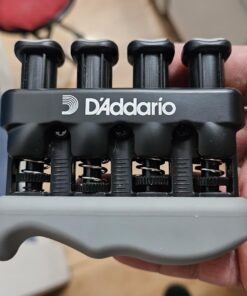 D'Addario Accessories Hand Exerciser–Improve Dexterity and Strength in Fingers, Hands, Forearms- Adjust Tension Per Finger– Simulated Strings Help Develop Calluses- Comfortable Conditioning Varigrip Only(Original) 37 61HE3pPmcGL