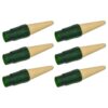 Blumat Bottle Adapter (6 Pack): Self Watering Spikes/Houseplant Watering Stakes, Automatic Irrigation System, Use When On Vacation,Terracotta Spikes to use with Recycled Plastic Water Bottles (6 Pack) 4 61HFisGhQcL