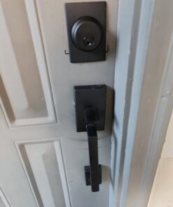 Schlage B60 N CEN 622 Deadbolt with Century Trim, Keyed 1 Side, Highest Residential Security, Matte Black 22 61HGFHkNMLL