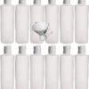 Earth's Essentials 12 Pack Of Refillable Eight Ounce. Squeeze Bottles With One Hand Press Cap Dispenser Tops-Great For Dispensing Lotions, Shampoos and Massage Oils. 47 61HGp7CclDL