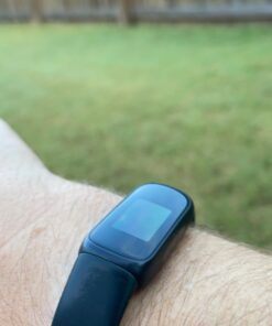 Fitbit Inspire 3 Health &-Fitness-Tracker with Stress Management, Workout Intensity, Sleep Tracking, 24/7 Heart Rate and more, Midnight Zen/Black One Size (S & L Bands Included) Black/Midnight Zen Tracker 30 61HHZIzp0tL