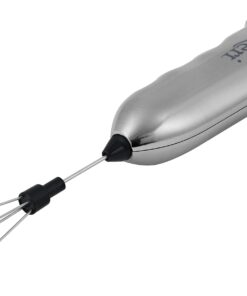 Ozeri Deluxe Milk Frother and Whisk in Stainless Steel with Stand and 4-Frothing Attachments 28 61HKI8wWM5L