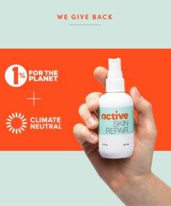 Active Skin Repair Spray - Natural & Non-Toxic First Aid Healing Ointment & Antiseptic Spray for Minor Cuts, Wounds, Scrapes, Rashes, Sunburns, and Other Skin Irritations (Single, 3 oz Spray) 3 Fl Oz (Pack of 1) 20 61HMrRf45rL