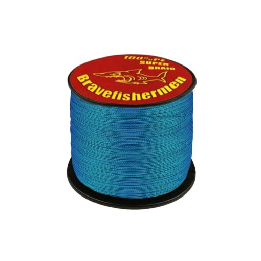 Braided Fishing Line 100m 300m 500m 1000m Saltwater 4 Strand 8lb-100lb Orange Gray Yellow Blue Tackle Accessories 10LB-0.14mm-300m