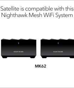 NETGEAR Nighthawk Whole Home Mesh WiFi 6 Add-on Satellite (MS60) – add up to 1,500 sq. ft. of coverage WiFi 6 Satellite 8 61HS3rYXLL