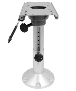 Wise 8WP21-374 Boat Seat Pedestal, Adjustable Height from 12" to 18", with Seat Slide Seat Mount, Adjustable Travel 5" - Fore & AFT 28 61HT1JlYs7L