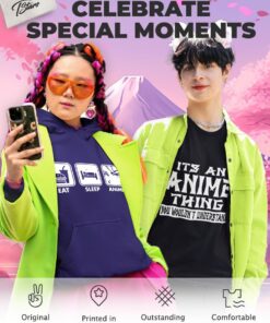 Tstars Anime Hoodie Women Teen Girls It's An Anime Thing Novelty Pullover Hoodies XX-Large Anime Hoodie / Black 9 61HUGzH1ulL