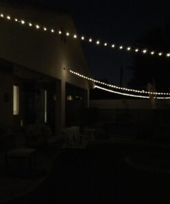 RTGS 60 LEDs String Lights Battery Operated on 20 Feet Long Silver Color Wire, Indoor and Outdoor with Waterproof Battery Box and Timer (Warm White) Warm White 30 61HUM12U3jL