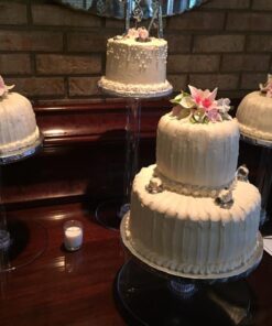 7 Tier Clear Cascade Wedding Cake Stand (Style R700) 19 61HVAIynguL