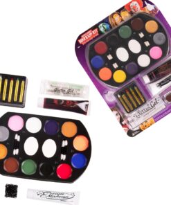 Kangaroo Halloween Super Family Makeup Kit: Professional SFX Face & Body Paint for Zombie Cosplay, Injuries, & Blood Effects 43 61HXUFRXMLL 2